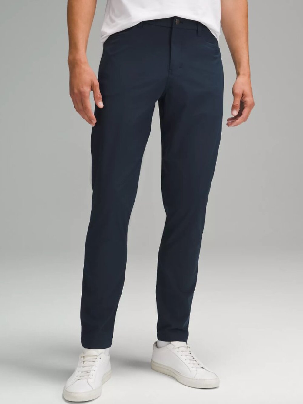 Lululemon ABC Slim-Fit 5 Pocket Mens Pants Warpstreme True Navy 33